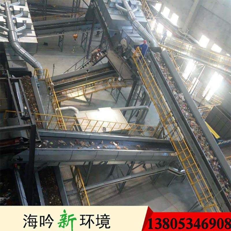 生活垃圾處理設備現場