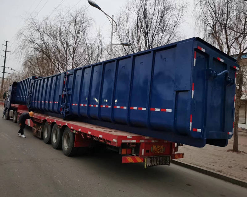 全自動(dòng)垃圾壓縮箱